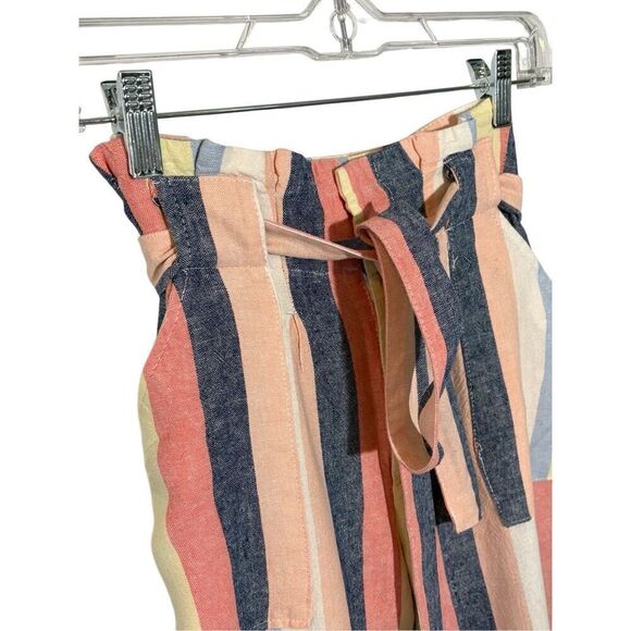 Indigo Rein striped linen blend joggers - M - Picture 2 of 8